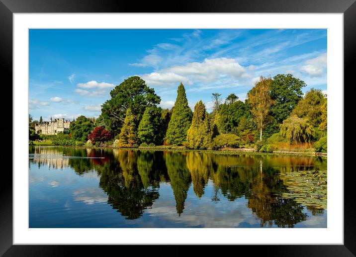 Reflections at Sheffield Park Framed Mounted Print by Nick Hunt