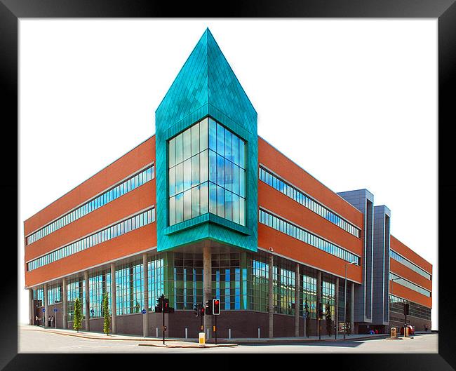 Gateshead College Building Framed Print by Simon Marshall
