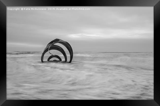 Marys Shell, Cleveleys Framed Print by Katie McGuinness