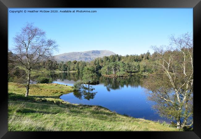 Tarn Hows - Lake District, Cumbria Framed Print by Heather McGow