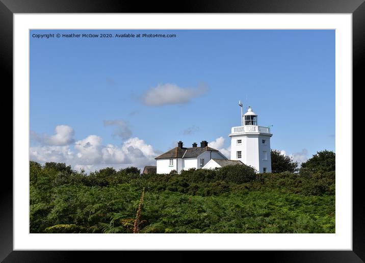 Cromer Lighthouse Framed Mounted Print by Heather McGow