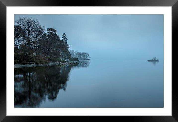 Derwent Water at Dawn Framed Mounted Print by Robbie Spencer