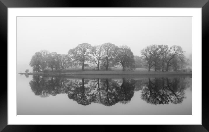Lake District reflections Framed Mounted Print by Robbie Spencer