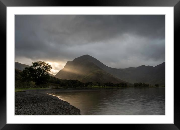 Sunrise at Buttermere Framed Mounted Print by Robbie Spencer