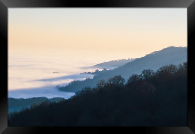 Cloud Inversion Framed Print by David Wall