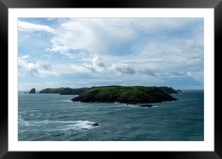 Wild Coastal Days Framed Mounted Print by David Wall