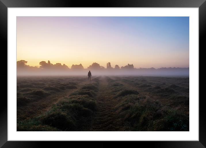 Waiting Framed Mounted Print by David Wall