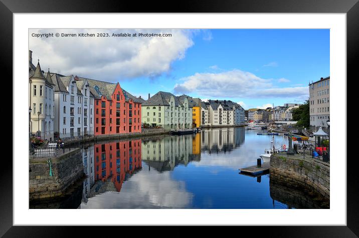 Ålesund, Norway Framed Mounted Print by Darren Kitchen