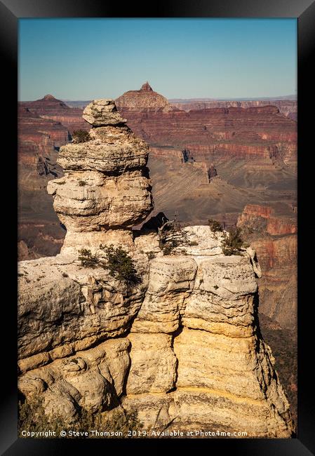 The Grand Canyon - South Rim Framed Print by Steve Thomson