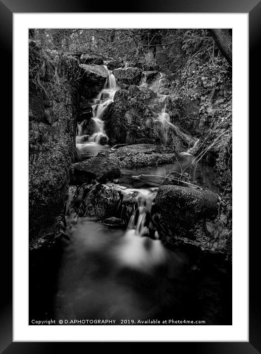 Hails water fall Framed Mounted Print by D.APHOTOGRAPHY 