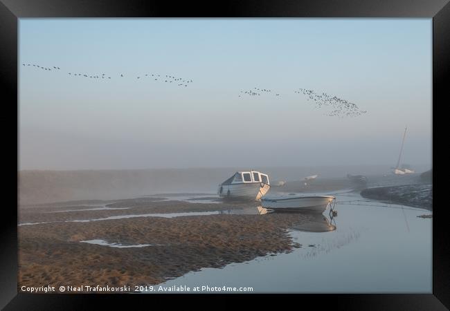 Dawn at Blakeney  Framed Print by Neal Trafankowski