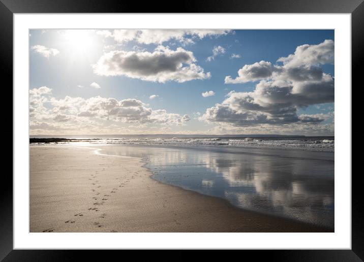 Footprints to the sunshine Framed Mounted Print by Tony Twyman