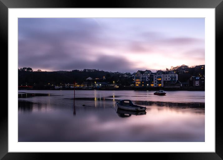 River Torridge at Bideford Framed Mounted Print by Tony Twyman