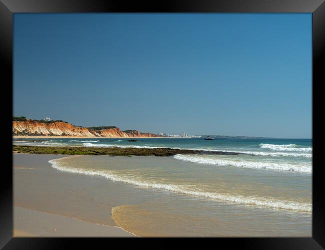 Cloudless skies of the Algarve Framed Print by Tony Twyman