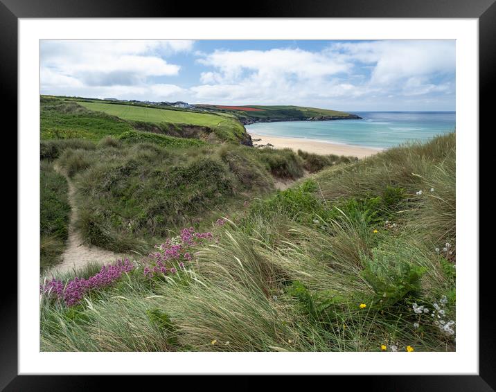 Serene Summer Seascapes Framed Mounted Print by Tony Twyman