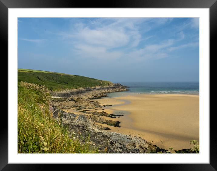 Rugged coast and beautiful beaches Framed Mounted Print by Tony Twyman