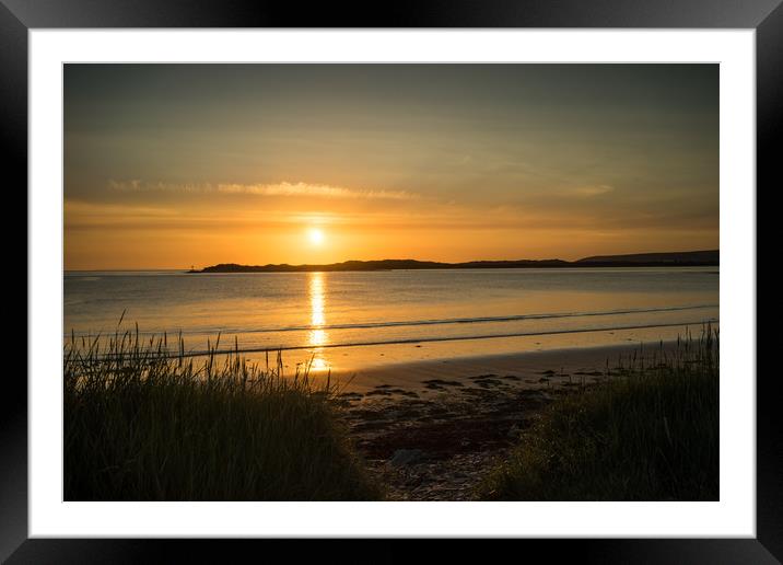 Sunset over Crow Point Framed Mounted Print by Tony Twyman