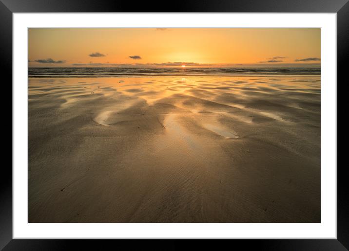 Beautiful Westward Ho sunset Framed Mounted Print by Tony Twyman
