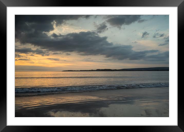 Beautiful North Devon sunset at Instow Framed Mounted Print by Tony Twyman