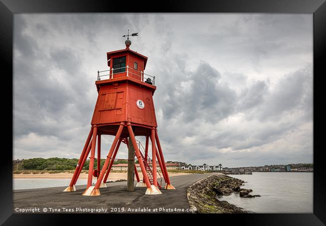 Herd Lighthouse Framed Print by Tyne Tees Photography