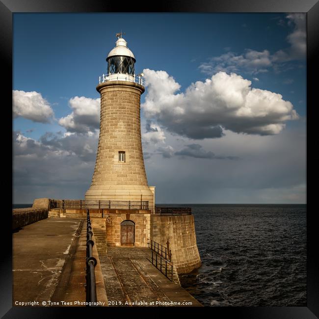 Tynemouth Lighthouse Framed Print by Tyne Tees Photography