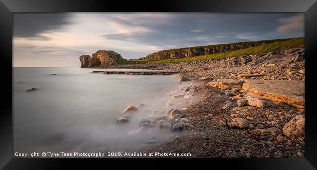 Target Rock  Framed Print by Tyne Tees Photography