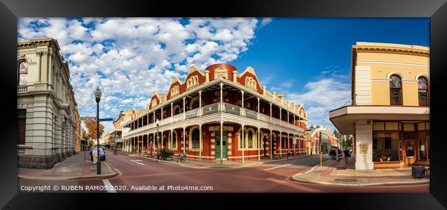 Fremantle city center, Australia.  Framed Print by RUBEN RAMOS