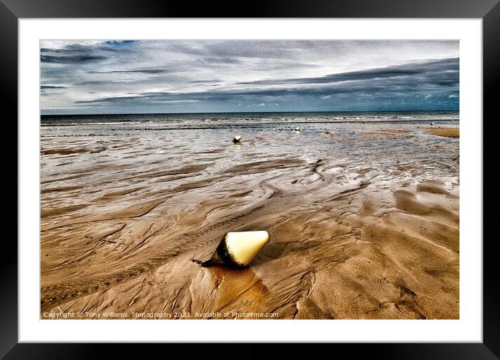 Shapes in the sand Framed Mounted Print by Tony Williams. Photography email tony-williams53@sky.com