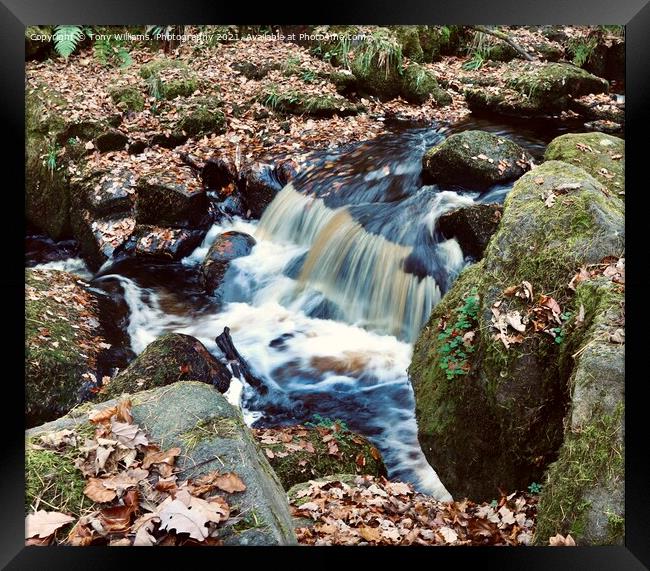Let it flow Framed Print by Tony Williams. Photography email tony-williams53@sky.com