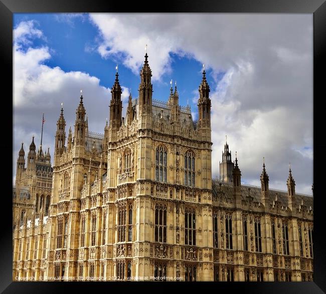 Houses of Parliament  Framed Print by Tony Williams. Photography email tony-williams53@sky.com