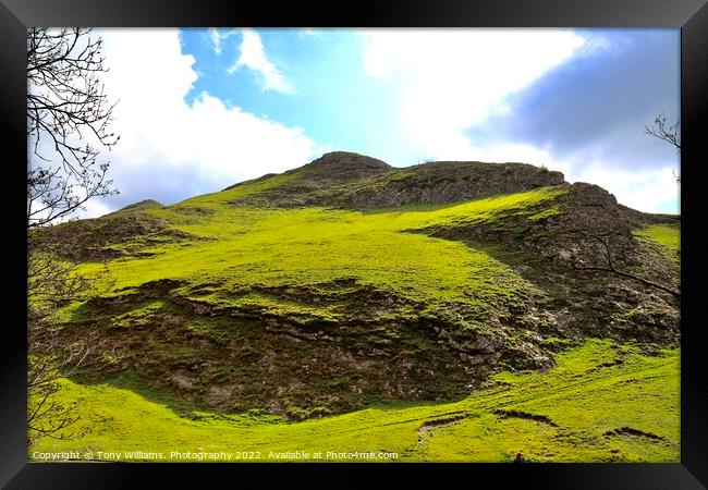 Dovedale Peak District  Framed Print by Tony Williams. Photography email tony-williams53@sky.com