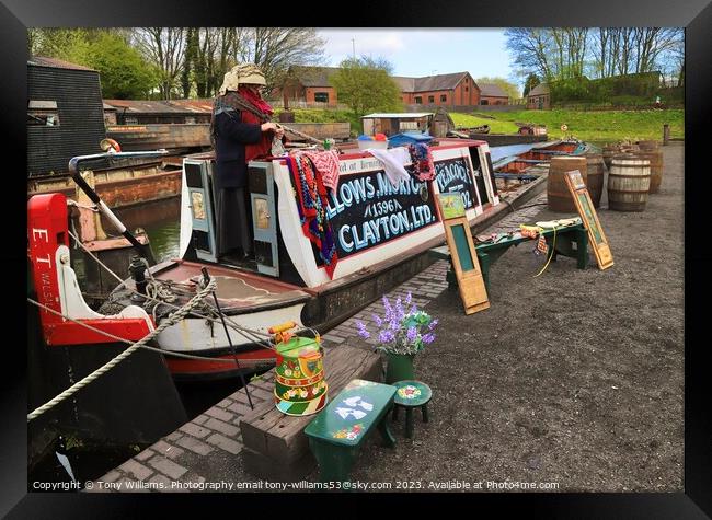 Narrowboat crafts Framed Print by Tony Williams. Photography email tony-williams53@sky.com