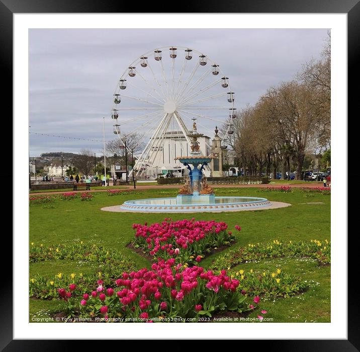 Ferris wheel  Framed Mounted Print by Tony Williams. Photography email tony-williams53@sky.com