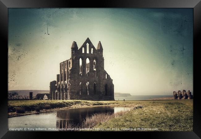 Whitby Abbey Framed Print by Tony Williams. Photography email tony-williams53@sky.com