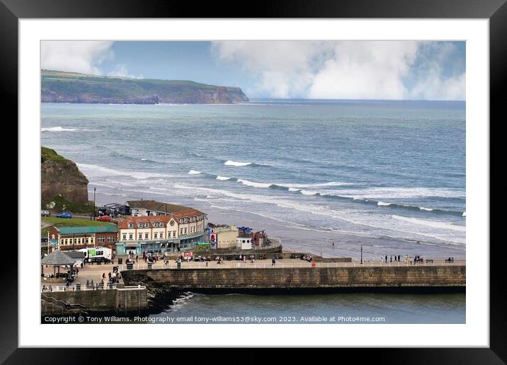 Whitby harbour Framed Mounted Print by Tony Williams. Photography email tony-williams53@sky.com