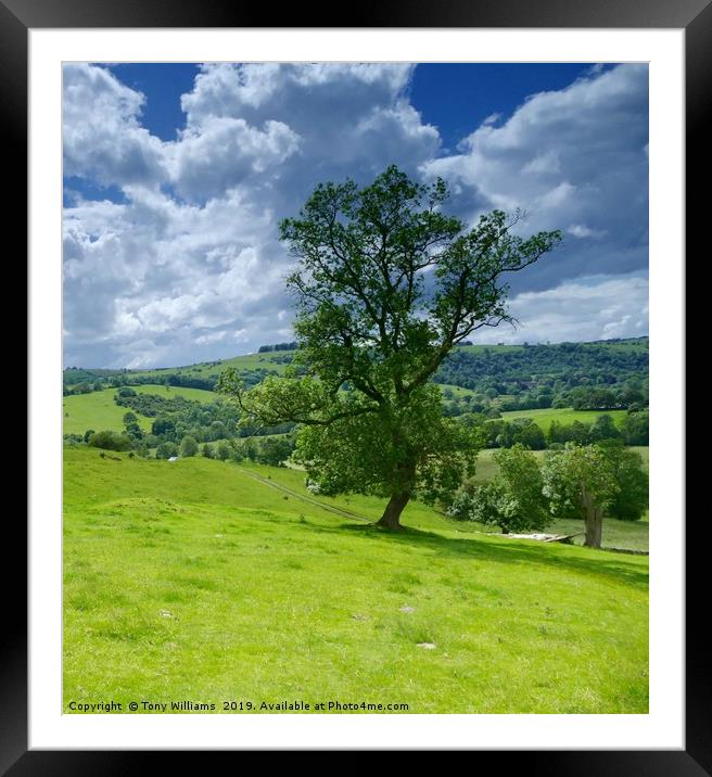 Beautiful Peak District  Framed Mounted Print by Tony Williams. Photography email tony-williams53@sky.com