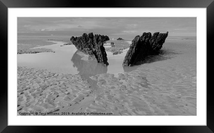 SS Nornen Framed Mounted Print by Tony Williams. Photography email tony-williams53@sky.com