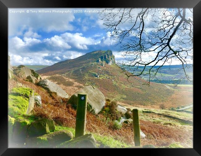 The Roaches Framed Print by Tony Williams. Photography email tony-williams53@sky.com