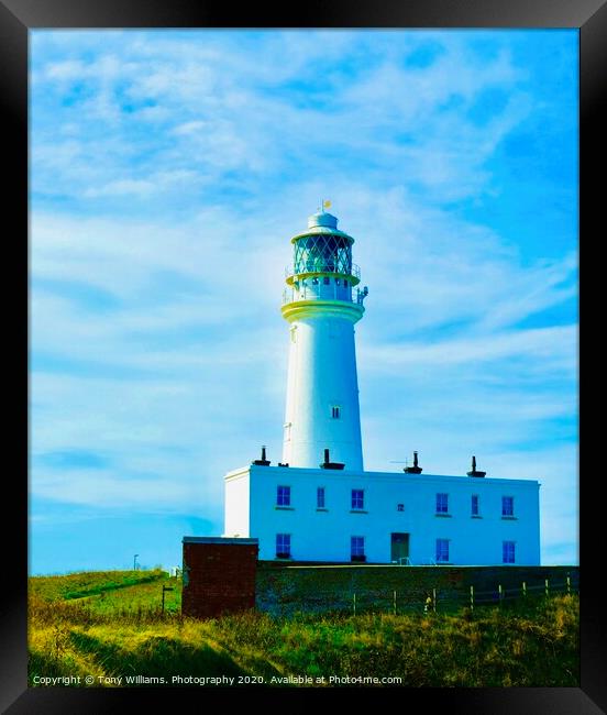 Flamborough Head Lighthouse  Framed Print by Tony Williams. Photography email tony-williams53@sky.com