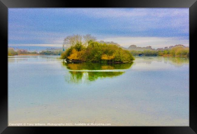 A bird island  Framed Print by Tony Williams. Photography email tony-williams53@sky.com