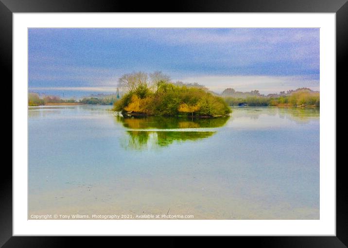 A bird island  Framed Mounted Print by Tony Williams. Photography email tony-williams53@sky.com