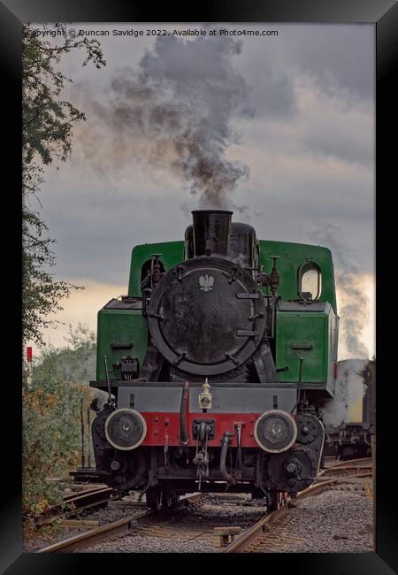  4015 Karels steam train at Avon Valley Railway Framed Print by Duncan Savidge