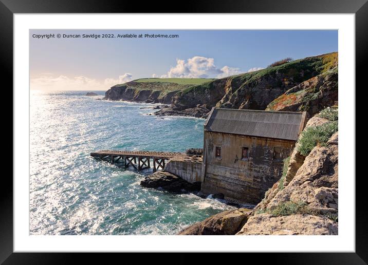 The Lizard lifeboat station  Framed Mounted Print by Duncan Savidge