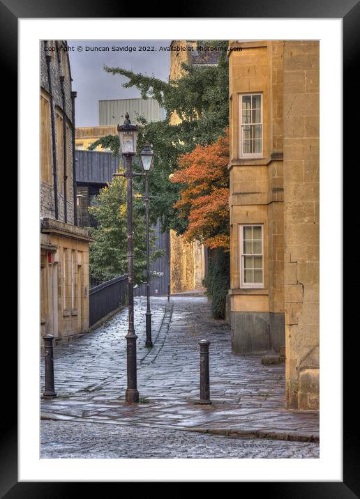 The view from Hot Bath Street  Framed Mounted Print by Duncan Savidge