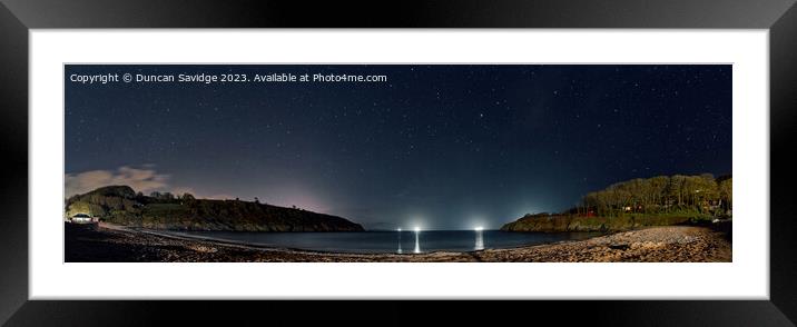 Reflections of the Night Sky Framed Mounted Print by Duncan Savidge