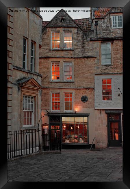 Sally Lunns Bath Framed Print by Duncan Savidge