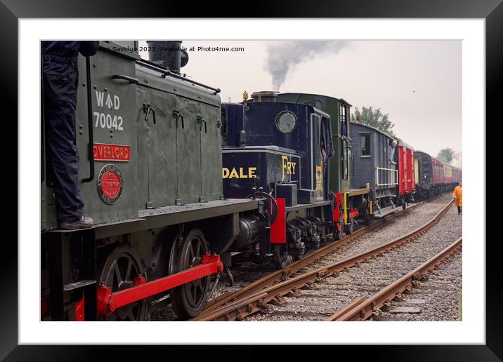 Overlord at Avon Valley Railway Framed Mounted Print by Duncan Savidge