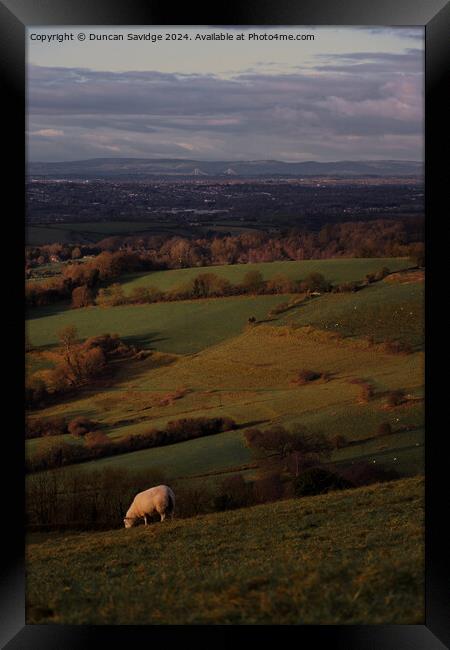 Bristol view  Framed Print by Duncan Savidge