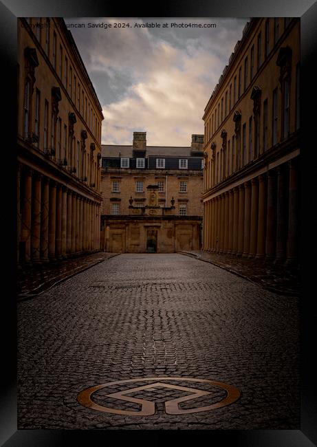 The view down Bath Street Framed Print by Duncan Savidge