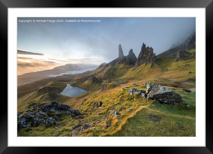 The Storr Framed Mounted Print by Michael Tonge